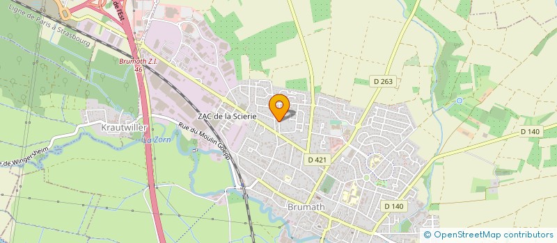 localisation de l'entreprise MONSIEUR EMILIEN LELLIG  BRUMATH