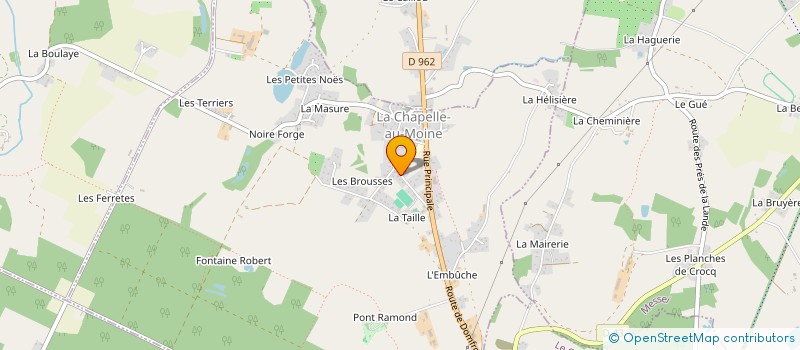 localisation de l'entreprise MONSIEUR EMILIEN LLUIS à LA CHAPELLE-AU-MOINE