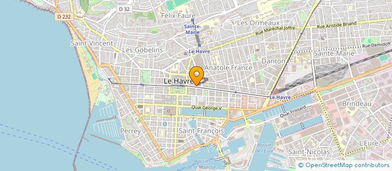 localisation de l'entreprise MONSIEUR EMILIEN LOUVET à LE HAVRE