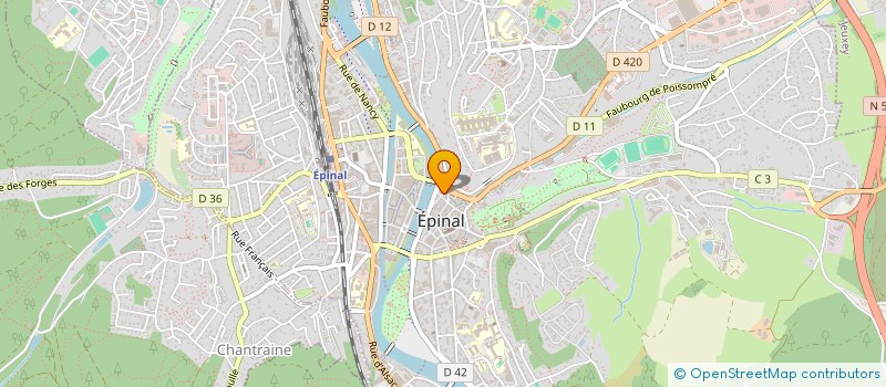 localisation de l'entreprise MONSIEUR EMILIEN MANSARD  EPINAL