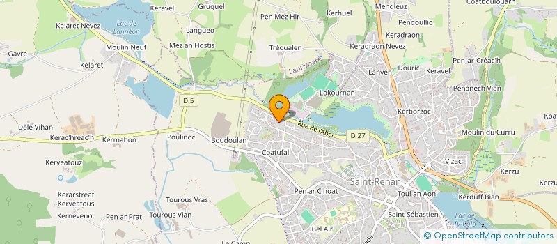 localisation de l'entreprise MONSIEUR EMILIEN MAQUET  SAINT-RENAN