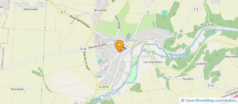 localisation de l'entreprise MONSIEUR EMILIEN MARNE  CHATEAU-LANDON