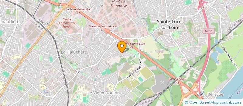 localisation de l'entreprise MONSIEUR EMILIEN MERROT à NANTES