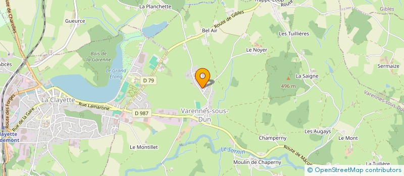 localisation de l'entreprise MONSIEUR EMILIEN MIGEAT à VARENNES-SOUS-DUN