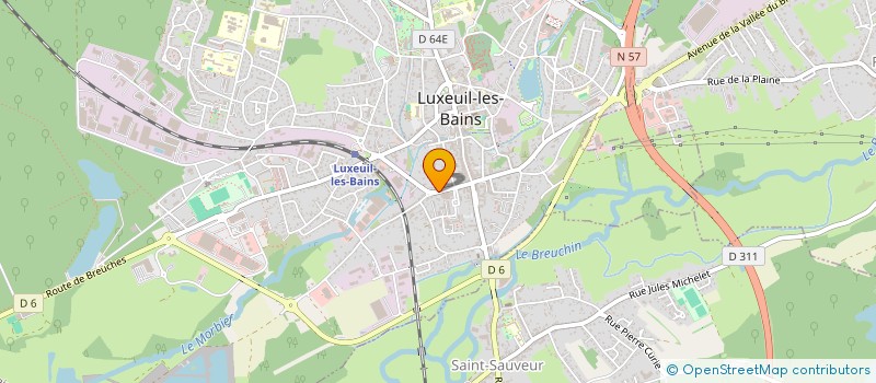 localisation de l'entreprise MONSIEUR EMILIEN MONNEY  LUXEUIL-LES-BAINS