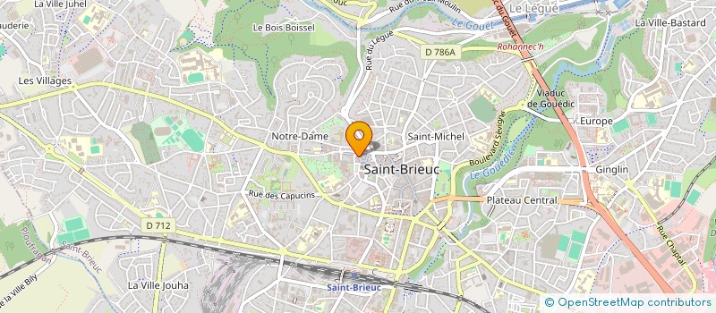 localisation de l'entreprise MONSIEUR EMILIEN MOREAU à SAINT-BRIEUC