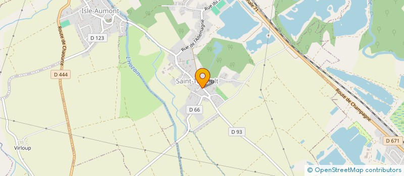 localisation de l'entreprise MONSIEUR EMILIEN ORDONNEAU  SAINT-THIBAULT