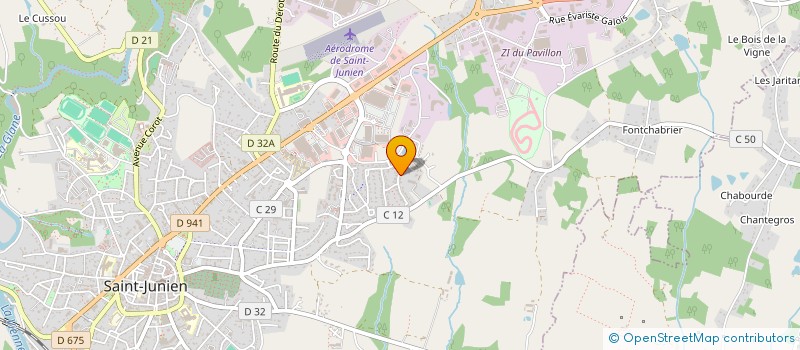 localisation de l'entreprise MONSIEUR EMILIEN PASCAUD  SAINT-JUNIEN