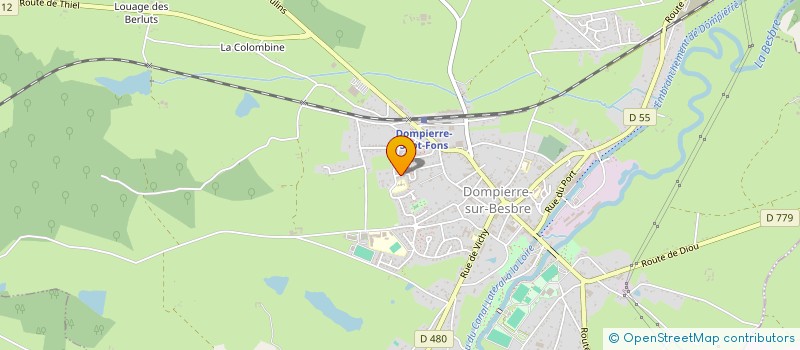 localisation de l'entreprise MONSIEUR EMILIEN PASCOT  DOMPIERRE-SUR-BESBRE