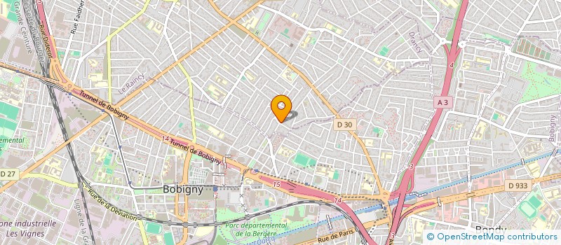 localisation de l'entreprise MONSIEUR EMILIEN PEPIN  DRANCY