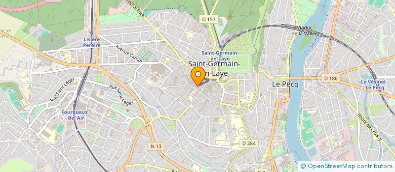 localisation de l'entreprise MONSIEUR EMILIEN PERES à SAINT-GERMAIN-EN-LAYE
