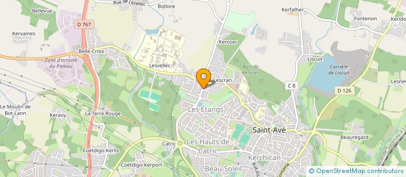 localisation de l'entreprise MONSIEUR EMILIEN PIREL  SAINT-AVE