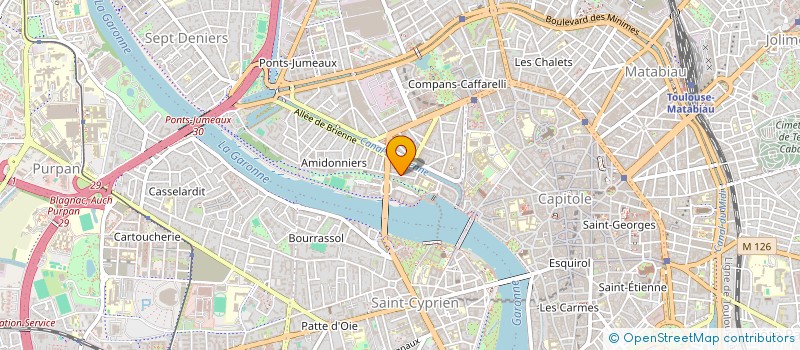 localisation de l'entreprise MONSIEUR EMILIEN PRIMAULT  TOULOUSE