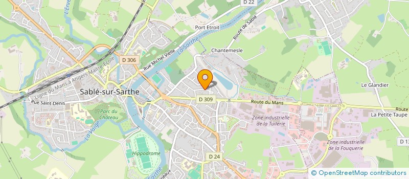 localisation de l'entreprise MONSIEUR EMILIEN RAISON  SABLE-SUR-SARTHE