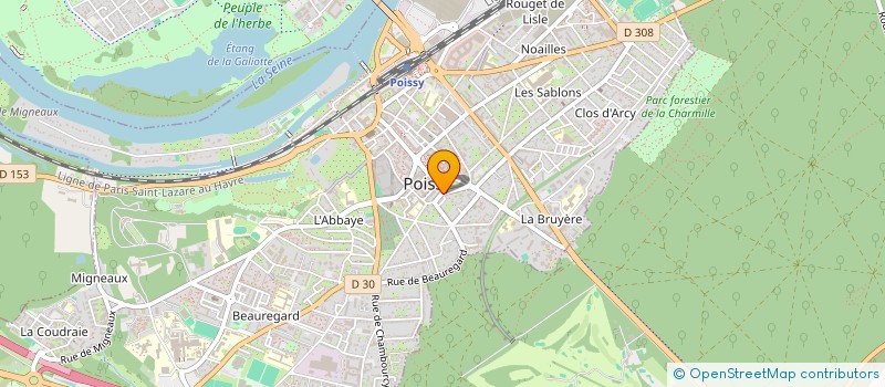 localisation de l'entreprise MONSIEUR EMILIEN RETHO  POISSY