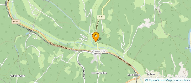 localisation de l'entreprise MONSIEUR EMILIEN REYNAL  LES EYZIES