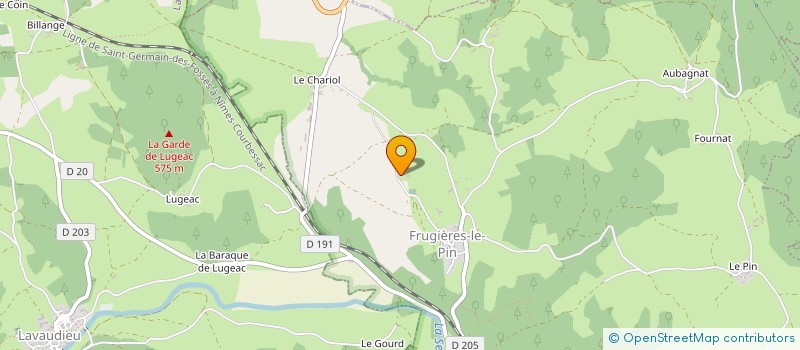 localisation de l'entreprise MONSIEUR EMILIEN ROBERT  FRUGIERES-LE-PIN