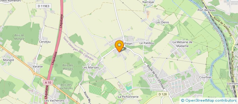 localisation de l'entreprise MONSIEUR EMILIEN ROBION  SAINTES