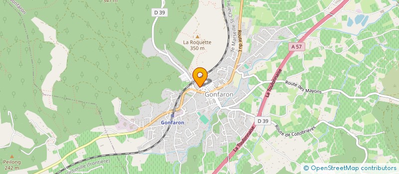 localisation de l'entreprise MONSIEUR EMILIEN ROSZAK  GONFARON