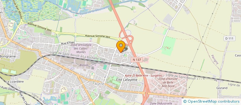 localisation de l'entreprise MONSIEUR EMILIEN SADOWSKI  AYTRE