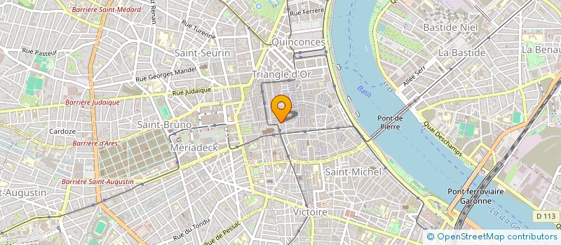 localisation de l'entreprise MONSIEUR EMILIEN SEILLIER  BORDEAUX