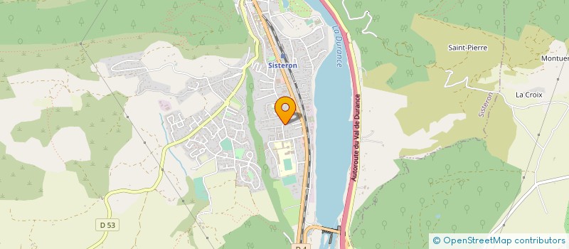 localisation de l'entreprise MONSIEUR EMILIEN THOMET  SISTERON