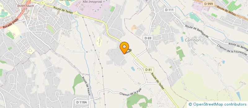 localisation de l'entreprise MONSIEUR EMILIO BASILE  ALBI