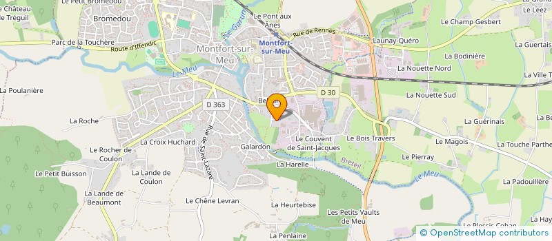 localisation de l'entreprise MONSIEUR EMILIO BATAILLE  MONTFORT-SUR-MEU