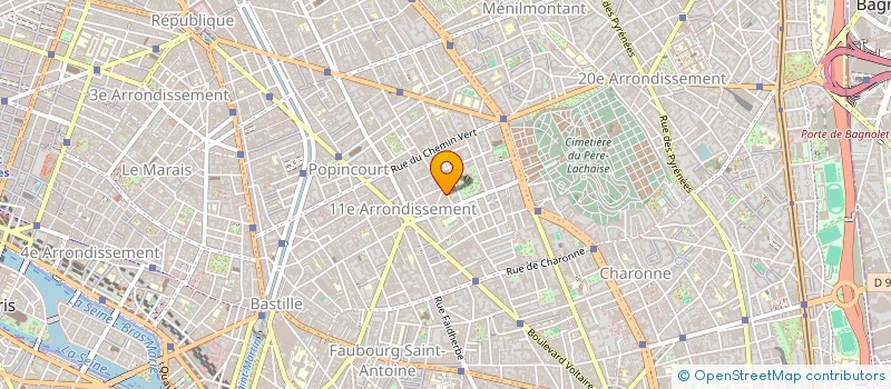 localisation de l'entreprise MONSIEUR EMILIO BENEDETTI  PARIS