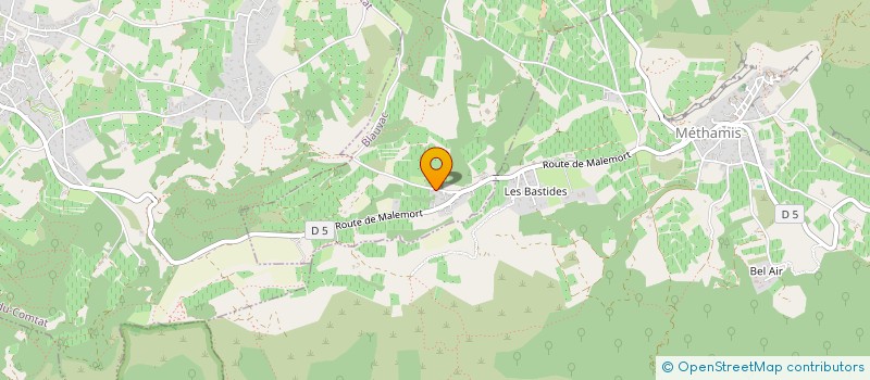 localisation de l'entreprise MONSIEUR EMILIO GARROTE  BLAUVAC