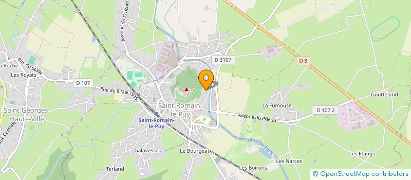 localisation de l'entreprise MONSIEUR EMILIO LABALME  SAINT-ROMAIN-LE-PUY