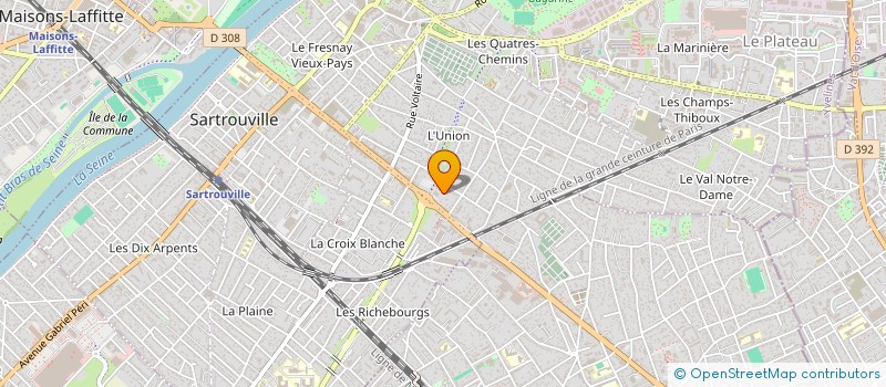 localisation de l'entreprise MONSIEUR EMILIO MARQUES GARCIA  SARTROUVILLE