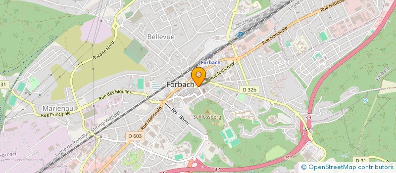 localisation de l'entreprise MONSIEUR EMILIO MURRU  FORBACH