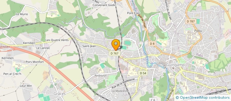 localisation de l'entreprise MONSIEUR EMILIO POULOUIN  RENNES