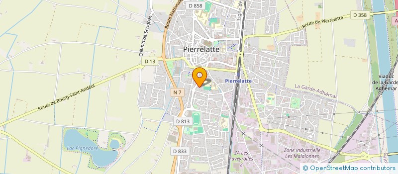 localisation de l'entreprise MONSIEUR EMILIO QUESADA  PIERRELATTE