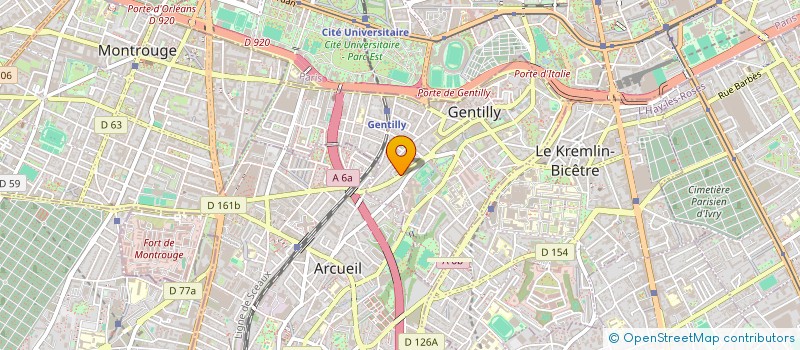 localisation de l'entreprise MONSIEUR EMILIO RINDONE à GENTILLY