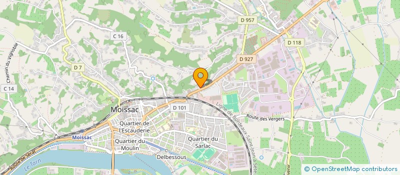 localisation de l'entreprise MONSIEUR EMILIO WILLIAME  MOISSAC