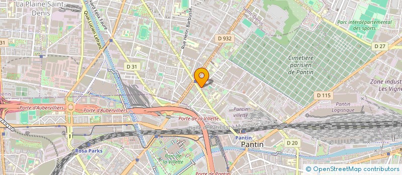 localisation de l'entreprise MONSIEUR EMILIYAN DOYCHEV à PANTIN