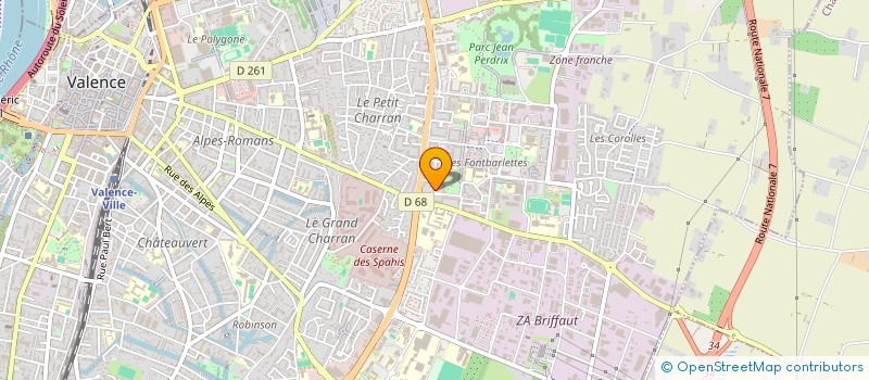 localisation de l'entreprise MONSIEUR EMILJANO ZENELI  VALENCE