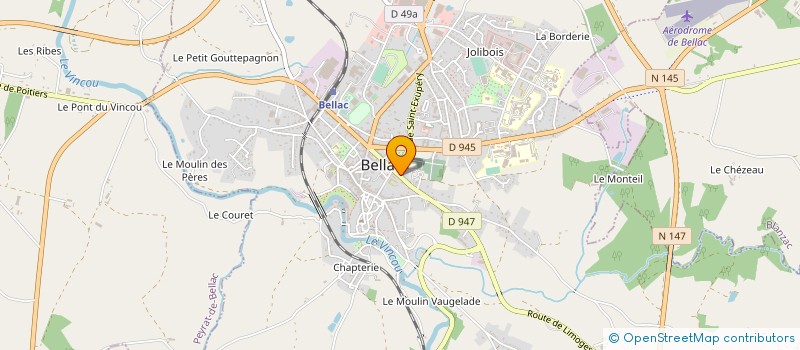 localisation de l'entreprise MONSIEUR EMIN BERISA à BELLAC