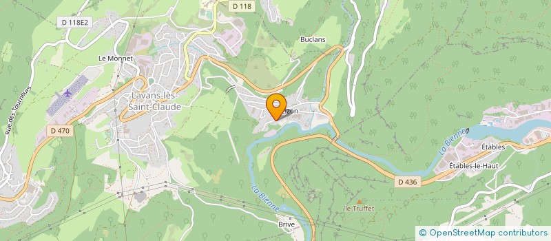 localisation de l'entreprise MONSIEUR EMIN GEDIK  LAVANS-LES-SAINT-CLAUDE