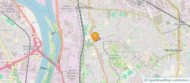 localisation de l'entreprise MONSIEUR EMIN METE  VENISSIEUX