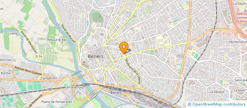 localisation de l'entreprise MONSIEUR EMIN MYUMYUN  BEZIERS