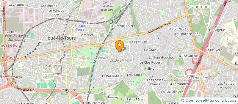 localisation de l'entreprise MONSIEUR EMIN TURHAN  JOUE-LES-TOURS