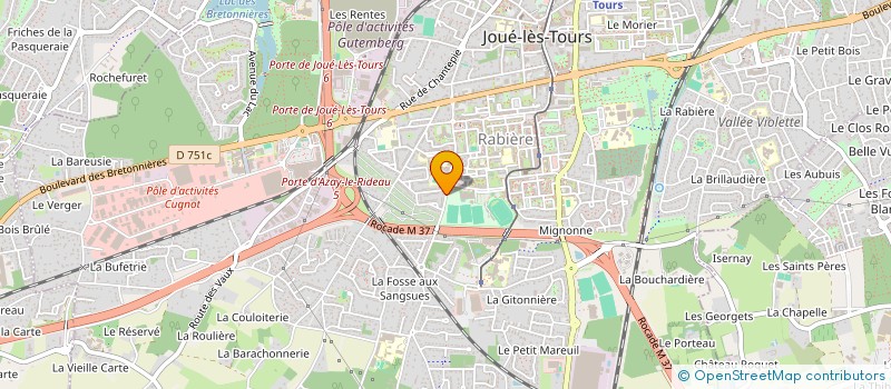 localisation de l'entreprise MONSIEUR EMIR ALITI  JOUE-LES-TOURS