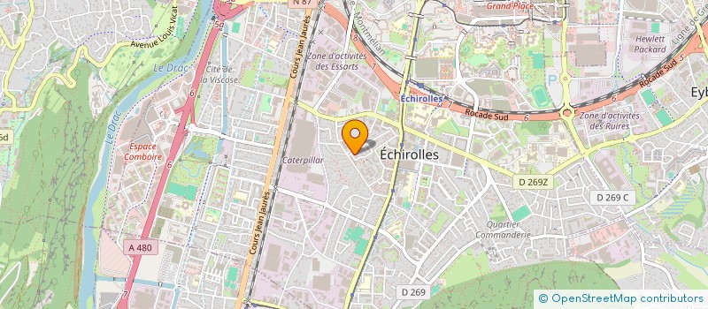 localisation de l'entreprise MONSIEUR EMIR ASLAN  ECHIROLLES