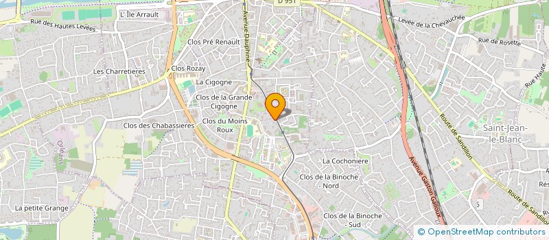 localisation de l'entreprise MONSIEUR EMIR BELFEKIH  ORLEANS