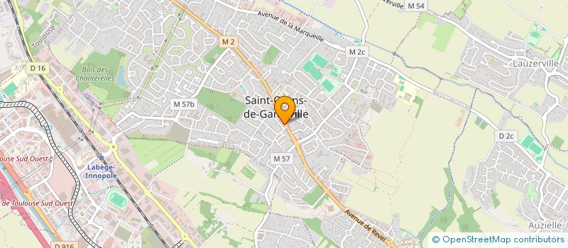 localisation de l'entreprise MONSIEUR EMIR BEN YAKHLEF  SAINT-ORENS-DE-GAMEVILLE