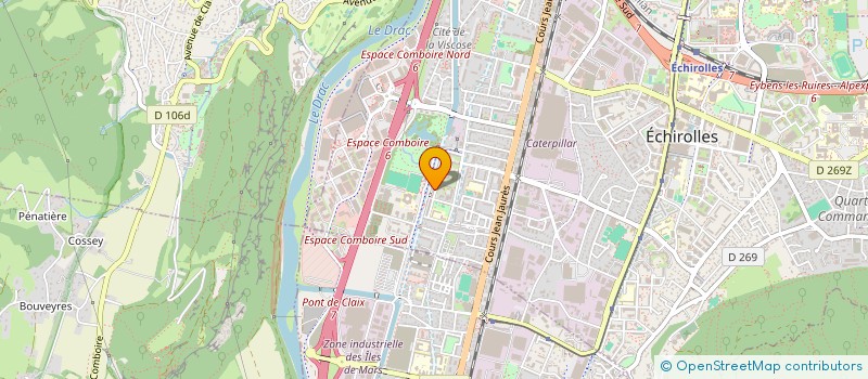 localisation de l'entreprise MONSIEUR EMIR BOUSSANDEL à ECHIROLLES