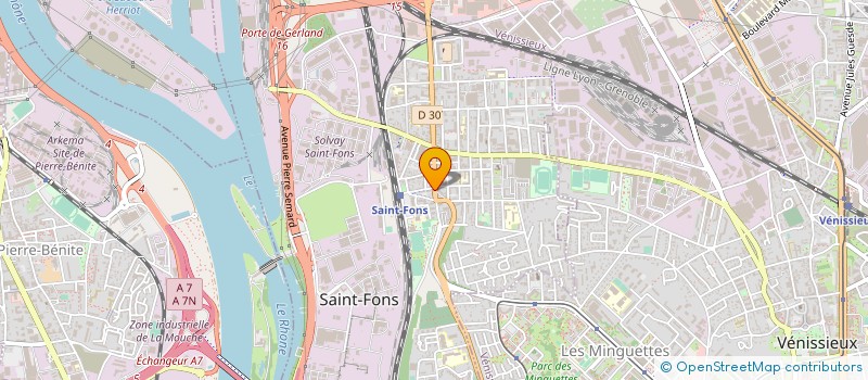 localisation de l'entreprise MONSIEUR EMIR BOZKURT à SAINT-FONS